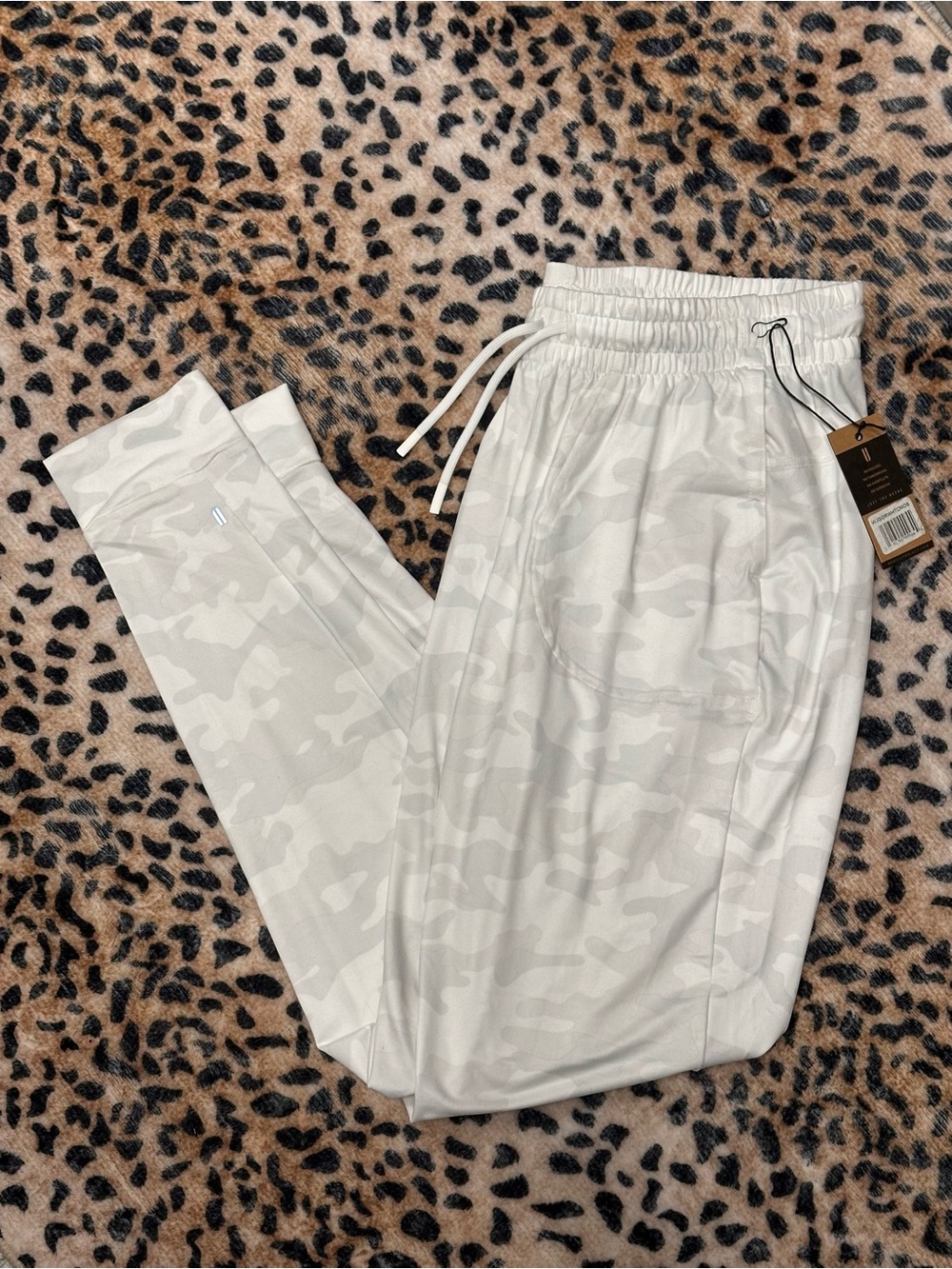 NWT NOBULL White Camo Joggers